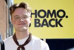 Amsterdam 22 april 2026
Presentatie nieuwe L Homo . Nicolas Keenan staat op de cover . Duncan Tromp