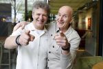 Amsterdam 20 april 2026
Bekendmaking genomineerden Musicalawards tijdens lunch bij de postcodeloterij . Erik van Trommel en Gert-Jan van den Ende