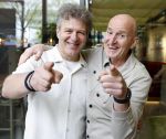 Amsterdam 20 april 2026
Bekendmaking genomineerden Musicalawards tijdens lunch bij de postcodeloterij . Erik van Trommel en Gert-Jan van den Ende