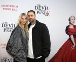 Amsterdam 28 april 2026
Premiere The Devil wears Prada 2 in Tuschinski . Gaby Blaaser kwam met haar nieuwe vriend Bas Kimmel