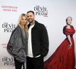 Amsterdam 28 april 2026
Premiere The Devil wears Prada 2 in Tuschinski . Gaby Blaaser kwam met haar nieuwe vriend Bas Kimmel