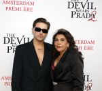 Amsterdam 28 april 2026
Premiere The Devil wears Prada 2 in Tuschinski . Jerrel Bauman met zijn moeder