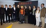 Amsterdam 21 maart 2026
Premiere docu over Johan Cruijff in de Johan Cruijff Arena .   Jordi Cruijff Danny Cruijff en Danae Cruijff (vriendin Danae) en Susila Cruijff