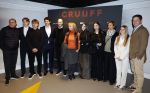 Amsterdam 21 maart 2026
Premiere docu over Johan Cruijff in de Johan Cruijff Arena .   Jordi Cruijff Danny Cruijff en Danae Cruijff (vriendin Danae) en Susila Cruijff