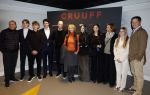 Amsterdam 21 maart 2026
Premiere docu over Johan Cruijff in de Johan Cruijff Arena .   Jordi Cruijff Danny Cruijff en Danae Cruijff (vriendin Danae) en Susila Cruijff
