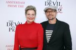Amsterdam 28 april 2026
Premiere The Devil wears Prada 2 in Tuschinski . Justine Marcella met partner