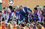 Zeewolde 17 april 2026
Koning Willem Alexander bezoekt de koningsspelen in Zeewolde . Britt Dekker presenteert het .