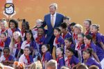 Zeewolde 17 april 2026
Koning Willem Alexander bezoekt de koningsspelen in Zeewolde . Britt Dekker presenteert het .
