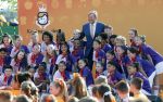 Zeewolde 17 april 2026
Koning Willem Alexander bezoekt de koningsspelen in Zeewolde . Britt Dekker presenteert het .