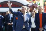 Zeewolde 17 april 2026
Koning Willem Alexander bezoekt de koningsspelen in Zeewolde . Britt Dekker presenteert het .