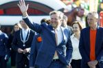 Zeewolde 17 april 2026
Koning Willem Alexander bezoekt de koningsspelen in Zeewolde . Britt Dekker presenteert het .