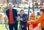 Zeewolde 17 april 2026
Koning Willem Alexander bezoekt de koningsspelen in Zeewolde . Britt Dekker presenteert het .