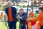Zeewolde 17 april 2026
Koning Willem Alexander bezoekt de koningsspelen in Zeewolde . Britt Dekker presenteert het .