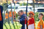 Zeewolde 17 april 2026
Koning Willem Alexander bezoekt de koningsspelen in Zeewolde . Britt Dekker presenteert het .