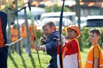 Zeewolde 17 april 2026
Koning Willem Alexander bezoekt de koningsspelen in Zeewolde . Britt Dekker presenteert het .