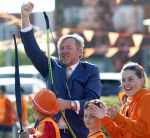 Zeewolde 17 april 2026
Koning Willem Alexander bezoekt de koningsspelen in Zeewolde . Britt Dekker presenteert het .