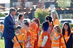 Zeewolde 17 april 2026
Koning Willem Alexander bezoekt de koningsspelen in Zeewolde . Britt Dekker presenteert het .