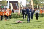 Zeewolde 17 april 2026
Koning Willem Alexander bezoekt de koningsspelen in Zeewolde . Britt Dekker presenteert het .