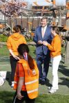 Zeewolde 17 april 2026
Koning Willem Alexander bezoekt de koningsspelen in Zeewolde . Britt Dekker presenteert het .