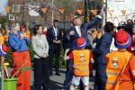 Zeewolde 17 april 2026
Koning Willem Alexander bezoekt de koningsspelen in Zeewolde . Britt Dekker presenteert het .