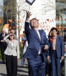 Zeewolde 17 april 2026
Koning Willem Alexander bezoekt de koningsspelen in Zeewolde . Britt Dekker presenteert het .