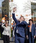 Zeewolde 17 april 2026
Koning Willem Alexander bezoekt de koningsspelen in Zeewolde . Britt Dekker presenteert het .