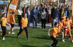 Zeewolde 17 april 2026
Koning Willem Alexander bezoekt de koningsspelen in Zeewolde . Britt Dekker presenteert het .
