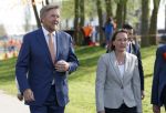 Zeewolde 17 april 2026
Koning Willem Alexander bezoekt de koningsspelen in Zeewolde . Britt Dekker presenteert het .