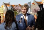 Zeewolde 17 april 2026
Koning Willem Alexander bezoekt de koningsspelen in Zeewolde . Britt Dekker presenteert het .