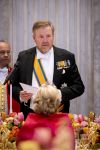 Amsterdam 23 april 2026
Koning Willem Alexander en Koningin Maxima tijdens het diner voor het Corps Diplomatique in het Koninklijk Paleis