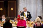 Amsterdam 23 april 2026
Koning Willem Alexander en Koningin Maxima tijdens het diner voor het Corps Diplomatique in het Koninklijk Paleis