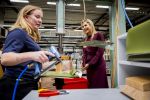 Farmsum (Hoogeveen), 1 April 2026
Koningin Maxima van Nederland bezoekt VEPA en JC-Electronics tijdens een werkbezoek in het kader van circulair ondernemerschap