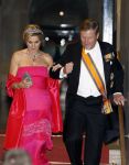 Amsterdam 23 april 2026
Koning Willem Alexander en Koningin Maxima tijdens het diner voor het Corps Diplomatique in het Koninklijk Paleis
