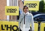 Amsterdam 22 april 2026
Presentatie nieuwe L Homo . Nicolas Keenan staat op de cover . Mari v d Ven