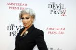 Amsterdam 28 april 2026
Premiere The Devil wears Prada 2 in Tuschinski . Miss Envy PPeru kwam met partner