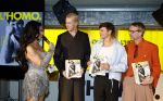 Amsterdam 22 april 2026
Presentatie nieuwe L Homo . Nicolas Keenan staat op de cover . Miss Envy Peru Nicolas Keenan met Stijn de Vries en Iebele v d Meulen