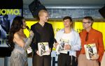 Amsterdam 22 april 2026
Presentatie nieuwe L Homo . Nicolas Keenan staat op de cover . Miss Envy Peru Nicolas Keenan met Stijn de Vries en Iebele v d Meulen