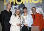 Amsterdam 22 april 2026
Presentatie nieuwe L Homo . Nicolas Keenan staat op de cover . Nicolas Keenan Stijn de Vries Linda de Mol en Iebele v d Meulen