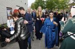 Amsterdam 17 april 2027
Prinses Amalia bezoekt op uitnodiging van Burgemeester Femke Halsema diverse plekken in Amsterdam waaronder os de Zeedijk / wallen .