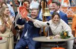 Dokkum 27 april 2026
Koningsdag is dit jaar in Dokkum . Namens de koninklijke familie zijn aanwezig : Koning Willem Alexander Koningin Maxima Prinses Amalia Prinses Alexia Prinses Ariane Prins Constantijn Prinses Laurentien Prins Maurits Prinses Marilene Prins Bernhard Prins Floris Prinses Aimee Prins Pieter Christiaan en Prinses Anita .
