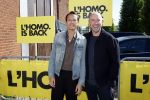 Amsterdam 22 april 2026
Presentatie nieuwe L Homo . Nicolas Keenan staat op de cover . Ramon Mesman met partner