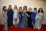 Den Bosch 20 april 2026
Brigitte Schepers, Chayenne Muller, Estelle Hanneman, Lizbeth van den Boogaart, Marjan Strijbosch, Petrouschka Dahmen en Ramona Koonings bij de presentatie van het tweede seizoen van The Real Housewives van het Zuiden in De Orangerie in Den Bosch