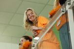 Zeewolde 17 april 2026
Samantha Charrak met zoontje bij koningsspelen met Koning Willem Alexander