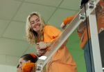 Zeewolde 17 april 2026
Samantha Charrak met zoontje bij koningsspelen met Koning Willem Alexander