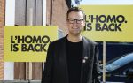 Amsterdam 22 april 2026
Presentatie nieuwe L Homo . Nicolas Keenan staat op de cover . Splinter Chabot