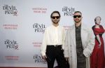 Amsterdam 28 april 2026
Premiere The Devil wears Prada 2 in Tuschinski . Tommy Driessen met partner