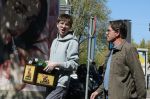 Amsterdam 24 april 2026
Twan Huys met zijn zoon op straat in Amsterdam