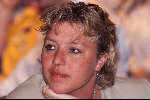 15-05-99, Eindhoven
Raymond v Barneveld zijn  vrouw Sylvia v Barneveld tijdens de Brandstaff Masters 1999 Darts
Darten