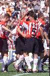 Eindhoven  14 mei 2000
PSV-NEC 2-0
PSV blij na 2-0
Jan Heintze