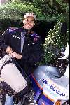 Bussum 31 mei 2000 
Omroep Barbeque bij Jan Tabak.
Jon Jones op zijn moter